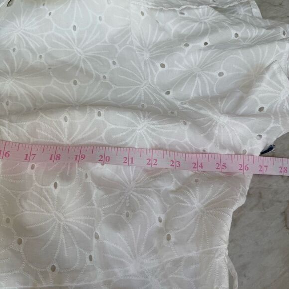 DRAPER JAMES RSVP Midi Shirt Dress floral eyelet size 3X NWT - Picture 9 of 11